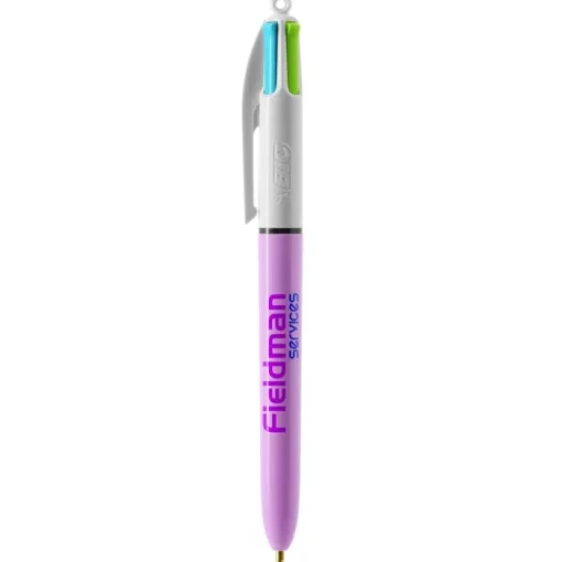 Gift Campaign Penne con logo da 4 inchiostri BIC® 4 Colours Fashion> Penne Bic®|Penne Di Plastica