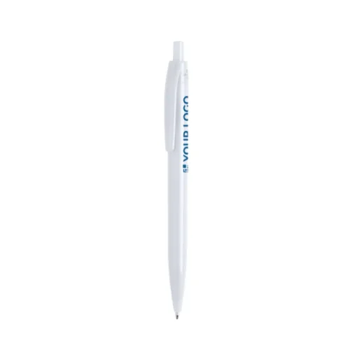 Gift Campaign Penne con logo personalizzato inchiostro blu Antibacterial Cool> Penne Di Plastica