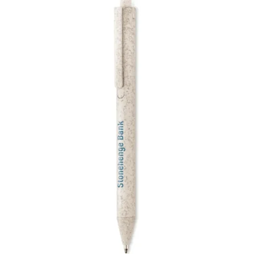 Gift Campaign Penne da personalizzare in paglia di grano e PP con inchiostro blu Style> Gadget Per La Scuola|Gadget Ecologici