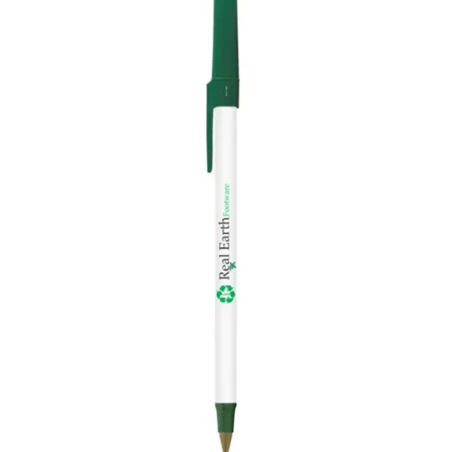Gift Campaign Penne eco personalizzata inchiostro blu BIC® Round Stic® Opaco ECO> Penne Bic®|Penne Di Plastica