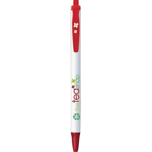 Gift Campaign Penne ecologiche con inchiostro blu BIC® Clic Stic Ecolutions®> Penne Bic®|Penne Di Plastica