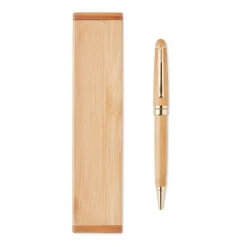 Gift Campaign Penne in con logo con astuccio inchiostro blu Berna Bamboo></noscript> Penne Ecologiche