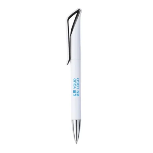 Gift Campaign Penne per pubblicità economiche in ABS inchiostro blu Cisne Blanco> Penne Di Plastica