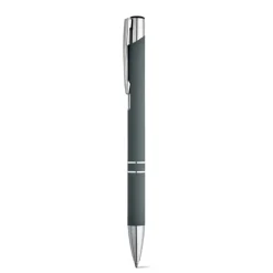 Gift Campaign Penne personalizzate con logo corpo di gomma inchiostro nero Glober></noscript> Penne In Metallo