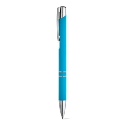 Gift Campaign Penne personalizzate con logo corpo di gomma inchiostro nero Glober></noscript> Penne In Metallo
