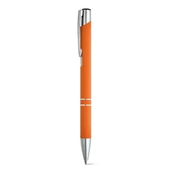 Gift Campaign Penne personalizzate con logo corpo di gomma inchiostro nero Glober></noscript> Penne In Metallo