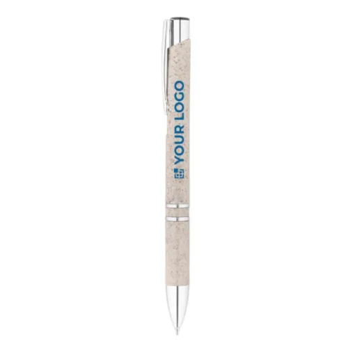 Gift Campaign Penne promozionali economiche in paglia inchiostro blu Aster Eco> Penne Ecologiche