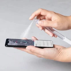 Gift Campaign Penne pubblicitarie con spray inchiostro blu igieniche Spray></noscript> Penne Di Plastica