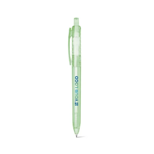 Gift Campaign Penne pubblicitarie ecologiche con logo e inchiostro blu Recyclo> Penne Ecologiche