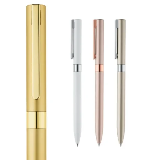 Gift Campaign Penne pubblicitarie glamour con inchiostro nero Alustyle> Gadget Per Parrucchieri|Penne In Metallo