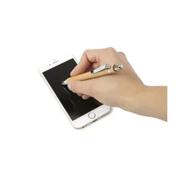 Gift Campaign Penne touch promozionali in bambù inchiostro nero Multifunzione Bambù></noscript> Penne Ecologiche