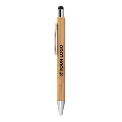 Gift Campaign Penne touch screen personalizzate in legno inchiostro blu Zurich Bamboo> Penne Ecologiche|Penne Touch