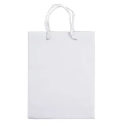 Gift Campaign Piccola busta di carta laminata 200g/m2 colorata con manici in corda> Buste Di Carta