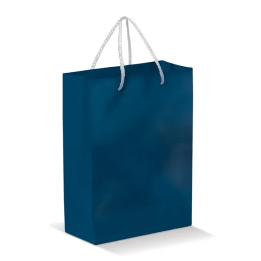 Gift Campaign Piccola busta di carta laminata 200g/m2 colorata con manici in corda> Buste Di Carta