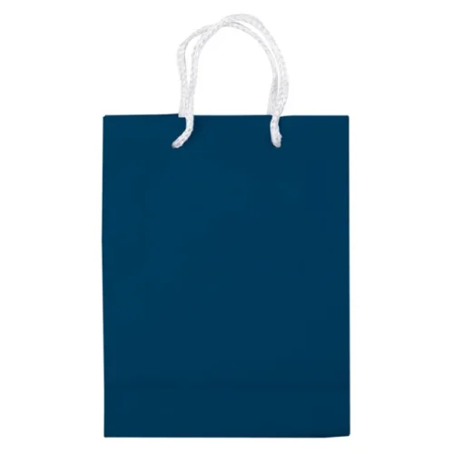 Gift Campaign Piccola busta di carta laminata 200g/m2 colorata con manici in corda> Buste Di Carta