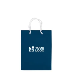 Gift Campaign Piccola busta di carta laminata 200g/m2 colorata con manici in corda></noscript> Buste Di Carta
