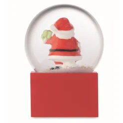 Gift Campaign Piccola palla di neve con Babbo Natale e base in poli resina rossa></noscript> Gadget Natalizi
