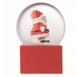 Gift Campaign Piccola palla di neve con Babbo Natale e base in poli resina rossa></noscript> Gadget Natalizi