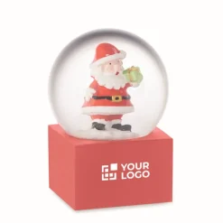 Gift Campaign Piccola palla di neve con Babbo Natale e base in poli resina rossa></noscript> Gadget Natalizi