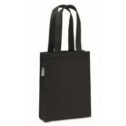 Gift Campaign Piccola shopper in feltro rPET con soffietto e manici corti> Borse Di Tela Personalizzate