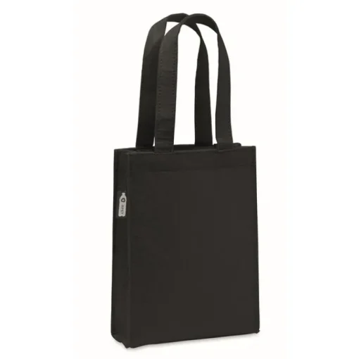 Gift Campaign Piccola shopper in feltro rPET con soffietto e manici corti> Borse Di Tela Personalizzate