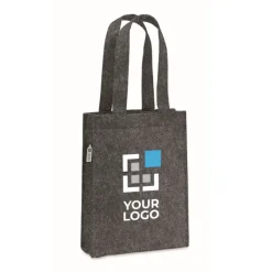 Gift Campaign Piccola shopper in feltro rPET con soffietto e manici corti></noscript> Borse Di Tela Personalizzate
