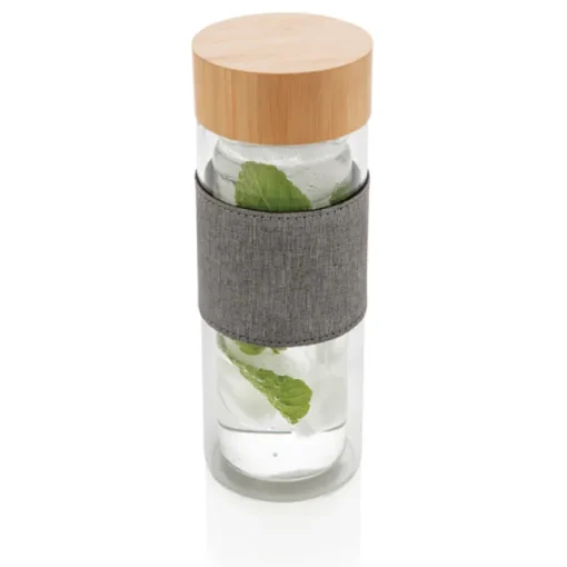 Gift Campaign Piccole bottiglie di vetro personalizzate da 360ml Infuser Sleeve> Borracce Termiche|Borracce In Vetro