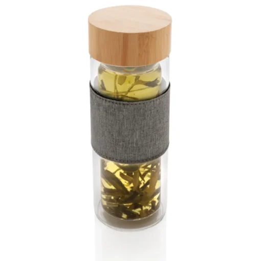 Gift Campaign Piccole bottiglie di vetro personalizzate da 360ml Infuser Sleeve> Borracce Termiche|Borracce In Vetro