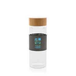 Gift Campaign Piccole bottiglie di vetro personalizzate da 360ml Infuser Sleeve></noscript> Borracce Termiche|Borracce In Vetro