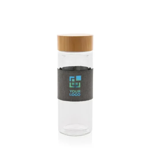 Gift Campaign Piccole bottiglie di vetro personalizzate da 360ml Infuser Sleeve> Borracce Termiche|Borracce In Vetro