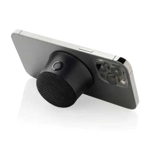 Gift Campaign Piccolo altoparlante wireless magnetico in plastica riciclata 5W> Casse Personalizzate