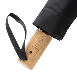 Gift Campaign Piccolo ombrello automatico in rPET con manico in legno Ø97></noscript> Ombrelli Pieghevoli
