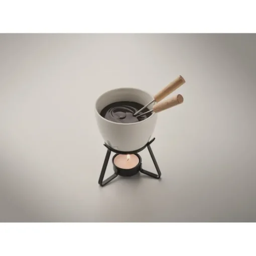 Gift Campaign Piccolo set da fonduta di cioccolato per 2 con ciotola in ceramica 240ml> Altri Utensili Da Cucina
