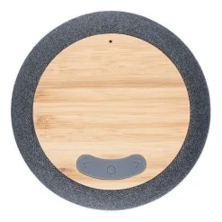 Gift Campaign Piccolo speaker rotondo con dettagli in bambù sulla parte superiore></noscript> Casse Personalizzate