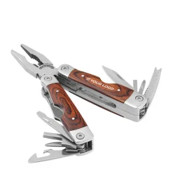 Gift Campaign Pinza promozionale 19 accessori con corpo in acciaio e legno Classic></noscript> Altri Attrezzi