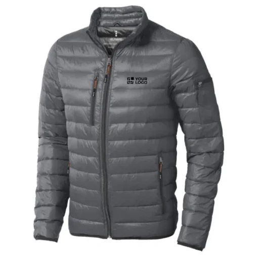Gift Campaign Piumino leggero con logo in 20D e nylon 115 g/m2 Elevate Life> Giubbotti