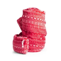 Gift Campaign Plaid in pile da 240 g/m2 con tema nordico e finitura vellutata Norway></noscript> Coperte|Gadget Natalizi