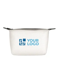 Gift Campaign Pochette a rete in EVA trasparente con zip nera Portobello></noscript> Pochette Personalizzate