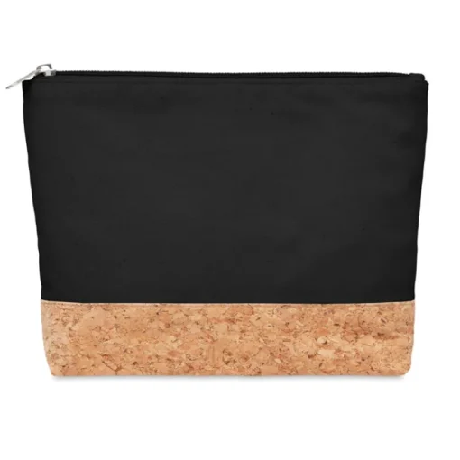 Gift Campaign Pochette con logo in cotone 220g/m2 con fondo in sughero Naturally> Pochette Personalizzate