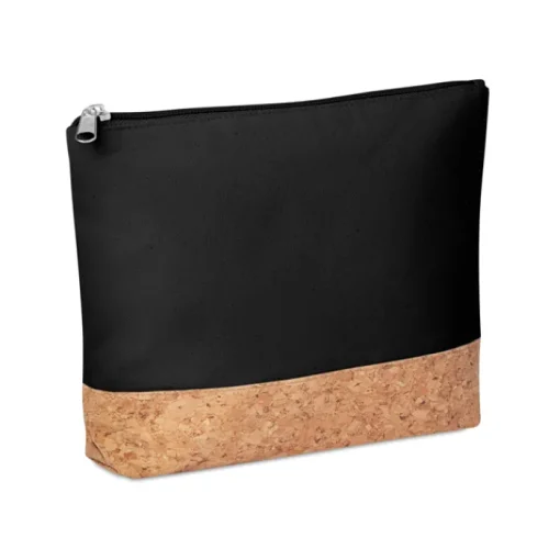 Gift Campaign Pochette con logo in cotone 220g/m2 con fondo in sughero Naturally> Pochette Personalizzate