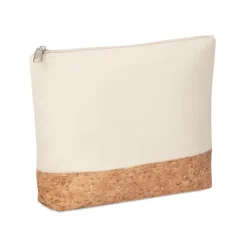 Gift Campaign Pochette con logo in cotone 220g/m2 con fondo in sughero Naturally></noscript> Pochette Personalizzate