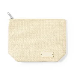 Gift Campaign Pochette con logo in materiale sintetico con placca in legno Trip></noscript> Pochette Personalizzate