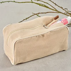 Gift Campaign Pochette con zip in iuta e cotone da 260 g/m2> Pochette Personalizzate