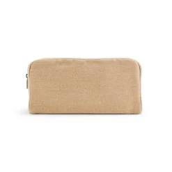 Gift Campaign Pochette con zip in iuta e cotone da 260 g/m2> Pochette Personalizzate