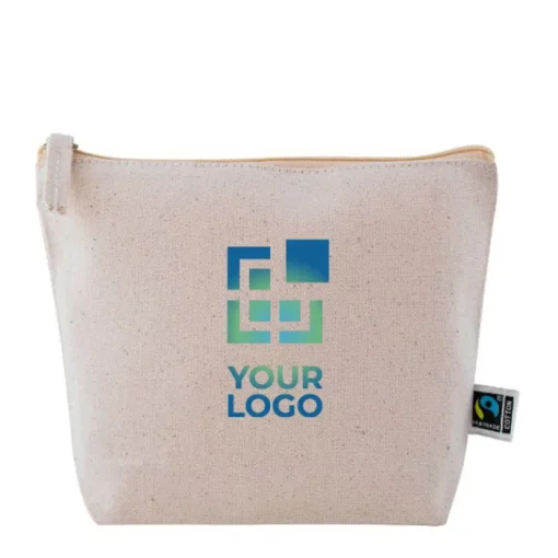 Gift Campaign Pochette cotone 280g/m2 con logo equo e solidale Clark FairTrade> Gadget Ecologici|Pochette Personalizzate