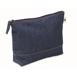 Gift Campaign Pochette cotone riciclato e denim da 250g/m2 con logo Denim Cotton> Pochette Personalizzate