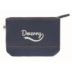 Gift Campaign Pochette cotone riciclato e denim da 250g/m2 con logo Denim Cotton></noscript> Pochette Personalizzate