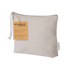 Gift Campaign Pochette in 100% cotone riciclato in elegante tono> Pochette Personalizzate|Gadget Per Parrucchieri