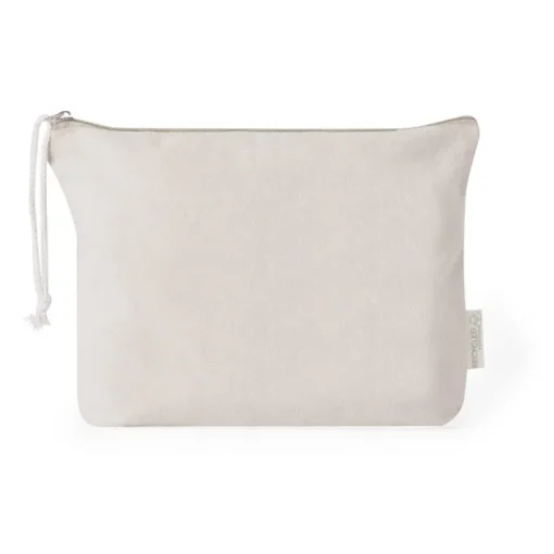 Gift Campaign Pochette in 100% cotone riciclato in elegante tono> Pochette Personalizzate|Gadget Per Parrucchieri
