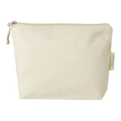 Gift Campaign Pochette in cotone biologico indiano certificato da 180 g/m² con zip></noscript> Pochette Personalizzate